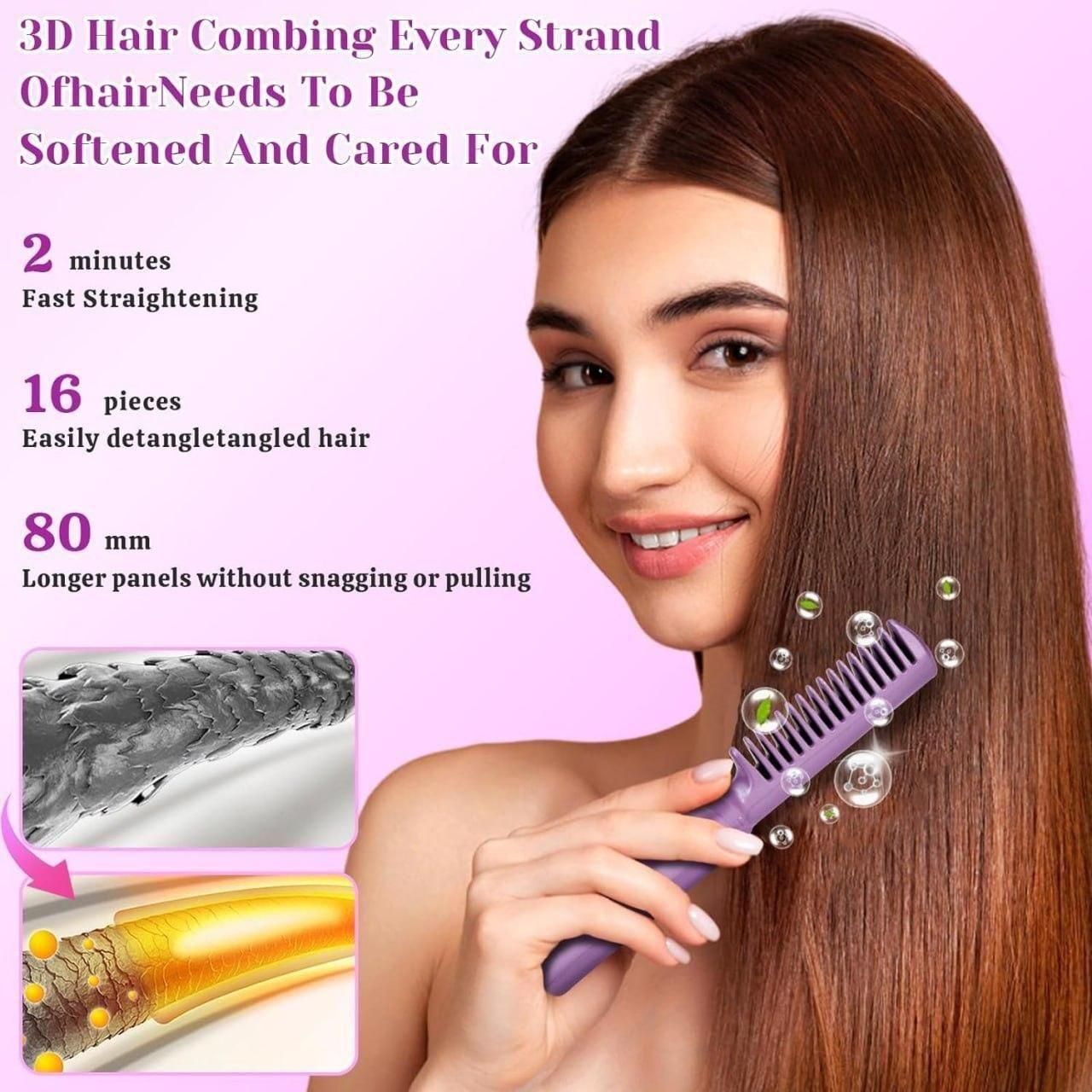 GroomyMart - Hair Straightening Comb