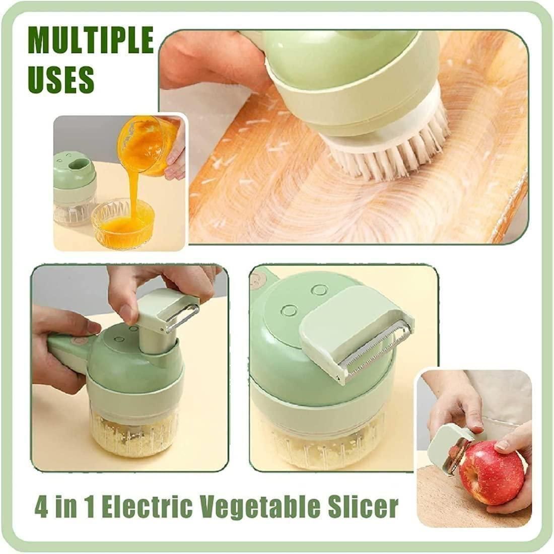 Portable Electric Vegetable Cutter (full set)