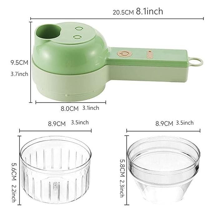 Portable Electric Vegetable Cutter (full set)