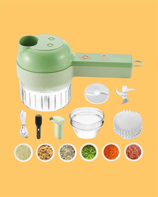 Portable Electric Vegetable Cutter (full set)